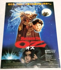 Return to OZ 1986 Mini Poster 7x10" Chirashi Japanese-Walter Murch, Fairuza Balk
