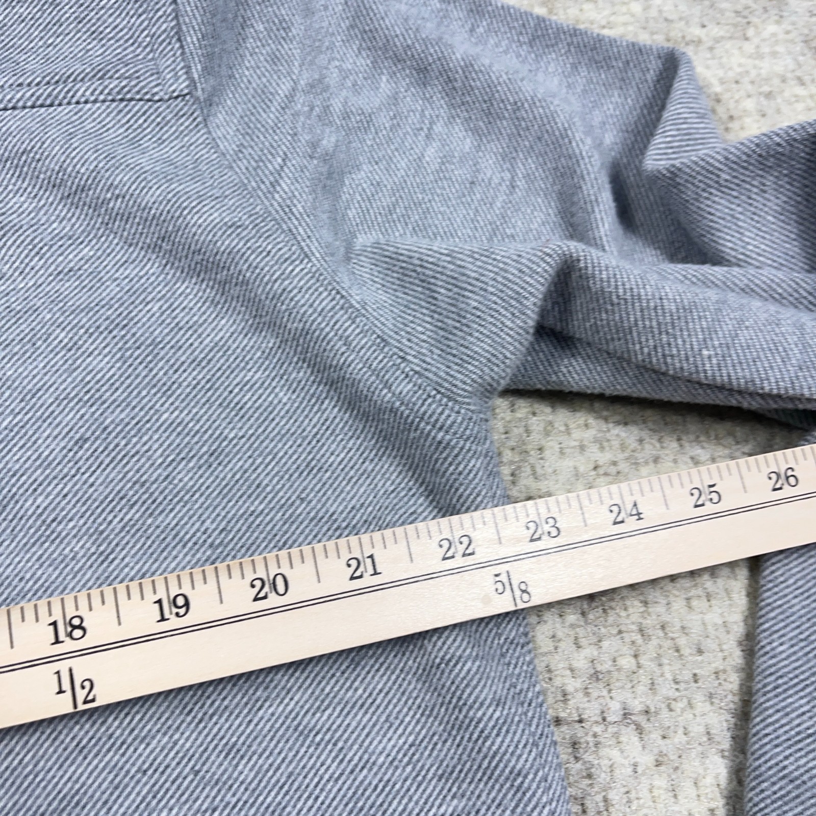 Marine Layer Shacket Men Large Gray Pacifica Over… - image 13