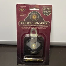 The Clock Shoppe Quartz Clock Movement Kit CS-1/4   1/4 Shaft NIP