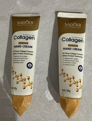 New Sadoer Collagen Anti Anging Firming Series Face Cream Hand Cream 2 Pack