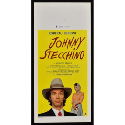 locandina JOHNNY STECCHINO Roberto Benigni sicilia briaaschi bonacelli B202