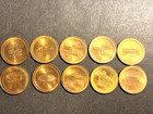 Stunning, Vintage Franklin Mint Antique Cars Coins, Set of 10 Coins, Mint-like — photo 2