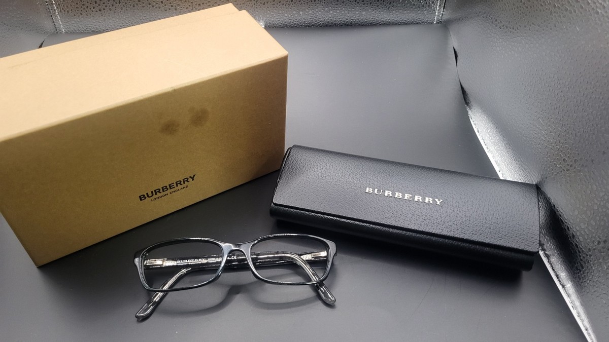 Burberry B2073 Eyeglasses Frames Case.  RXABLE. 3164 Black. NWT 61485DBKAEL._AC_UY350_.jpg main image 3