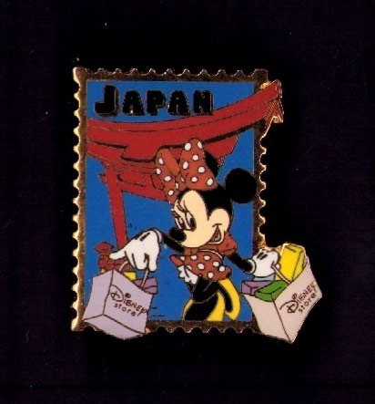 Disney 2002 Trading 12 Months of Magic Stamp Japan Minnie Pin | eBay