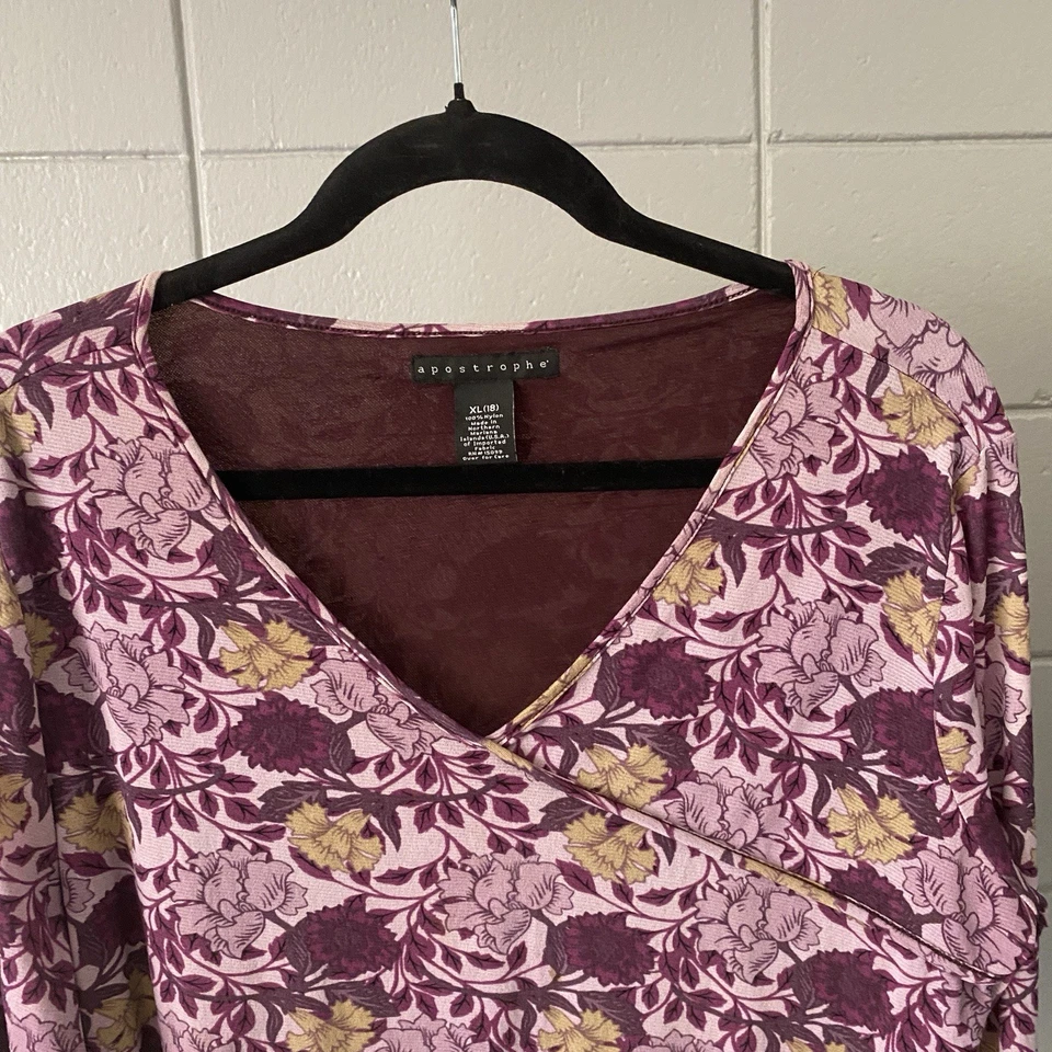 Top Babydoll XL Hada Grunge Años 90 De Colección Floral Oscuro Cachicho Foto 4 de 4