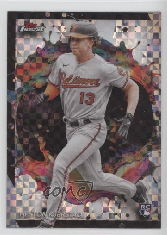 2024 Topps Finest Rare Checkerboard Refractor Heston Kjerstad #248 pi4