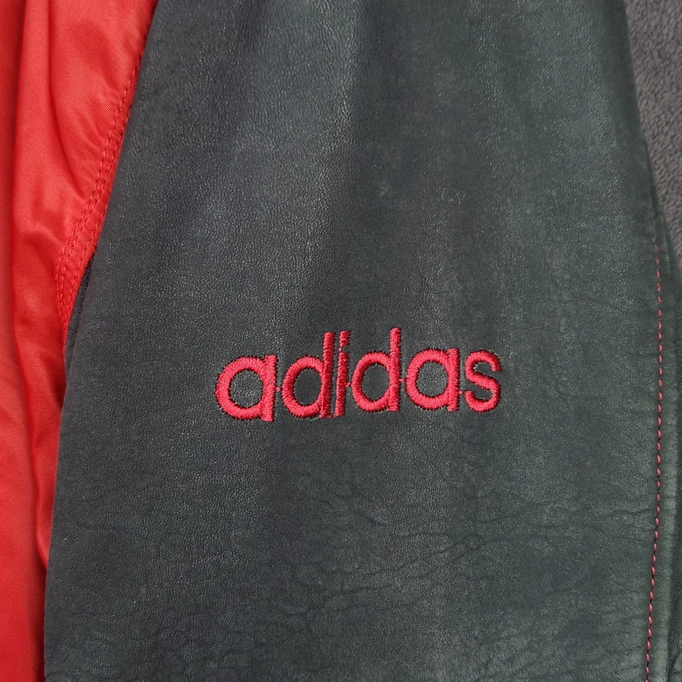 Chaqueta De Colección Calgary 1988 Juegos Olímpicos de Invierno Para Hombre Mediana Adidas Roja Años 80 Foto 4 de 4