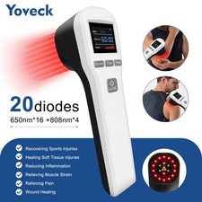 20Diodes 650nm 808nm Medical Cold Laser Red Light Therapy Device for Pain Relief