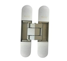 KT3D-140 Invisible Hinge, Set of Two(2), Up to 132lbs. Up to 132lbs/SatinChrome