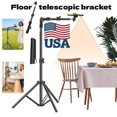 1.7M Cell Phone Tripod Stand For Iphone Adjustable Floor Cellphone Tripod Holder