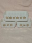 Glasbake Gold Atomic Snowflake Casserole Dish MCM 1 Qt, 2 - 1PTS — photo 2