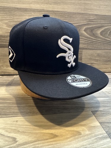 Chicago White Sox New Era 9FORTY Gorra Ajustable Snapback Negra - Imagen 2 de 17
