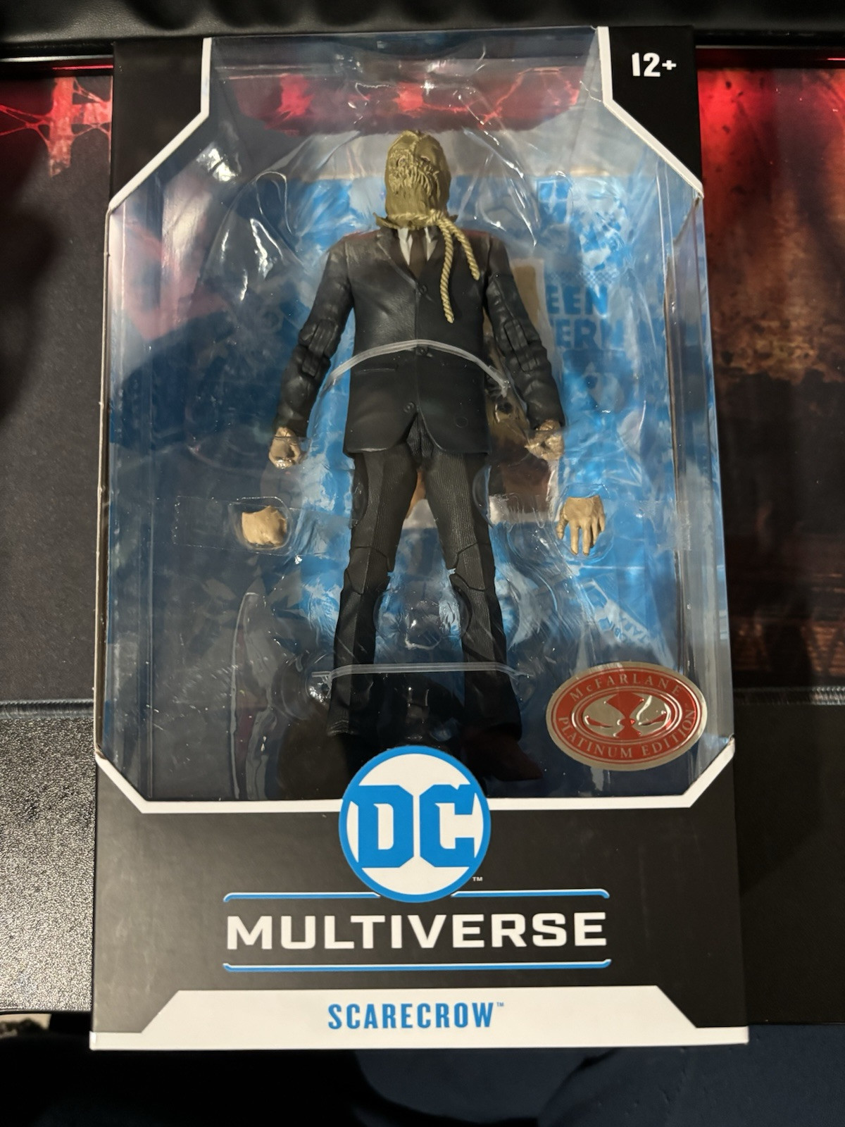 McFarlane DC Multiverse Scarecrow Red Platinum Batman Begins Action Figure