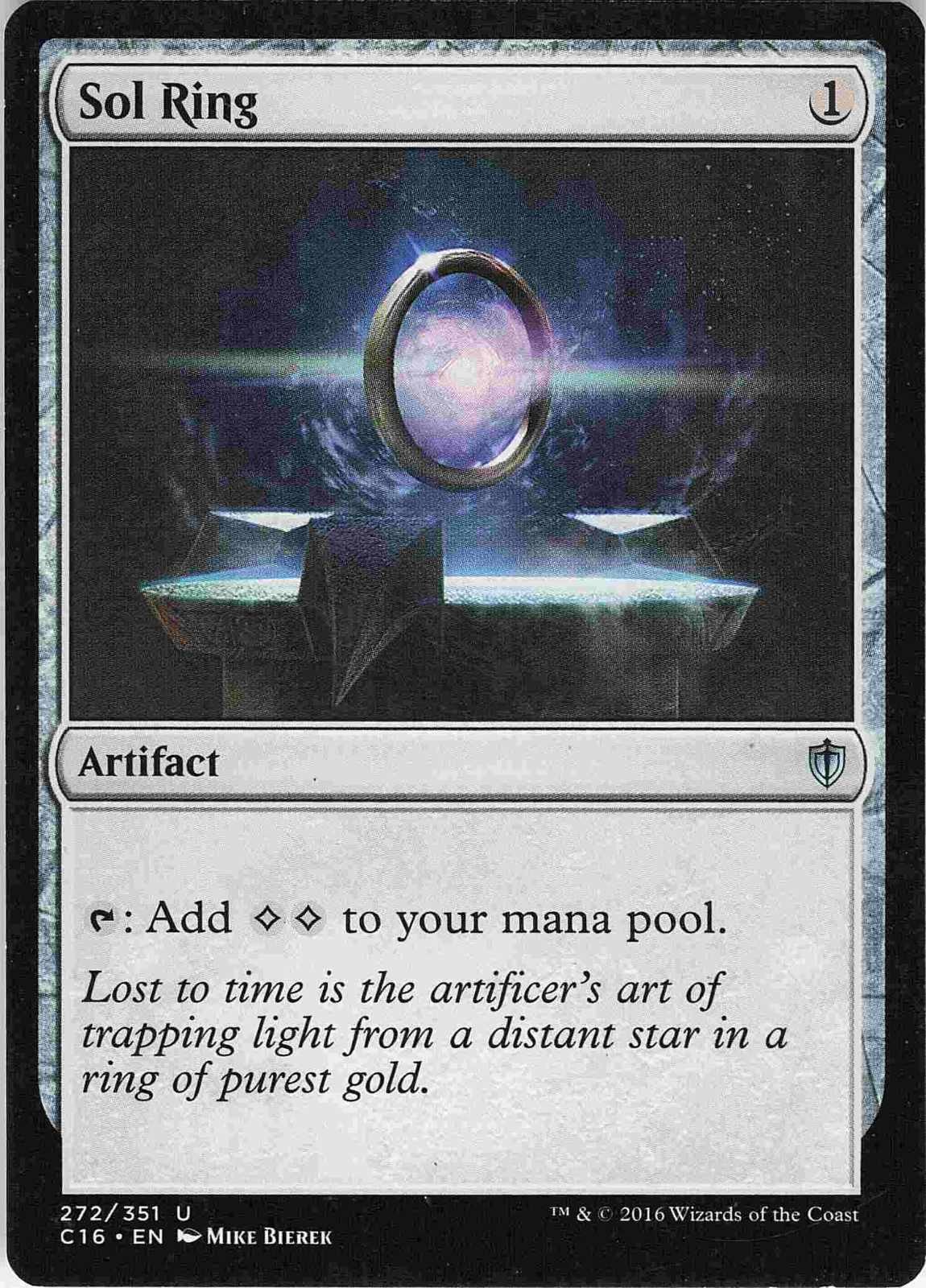 Sol Ring - 272 - - NM - Commander 2016 - MTG