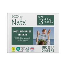 Eco by Naty Eco-Friendly Baby Diapers - 100 Plant-Based Materials on Skin, S...