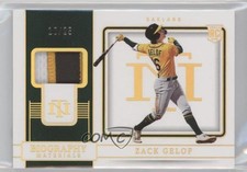 2023 National Treasures Biography Materials Holo Gold 10/25 Zack Gelof 0w3