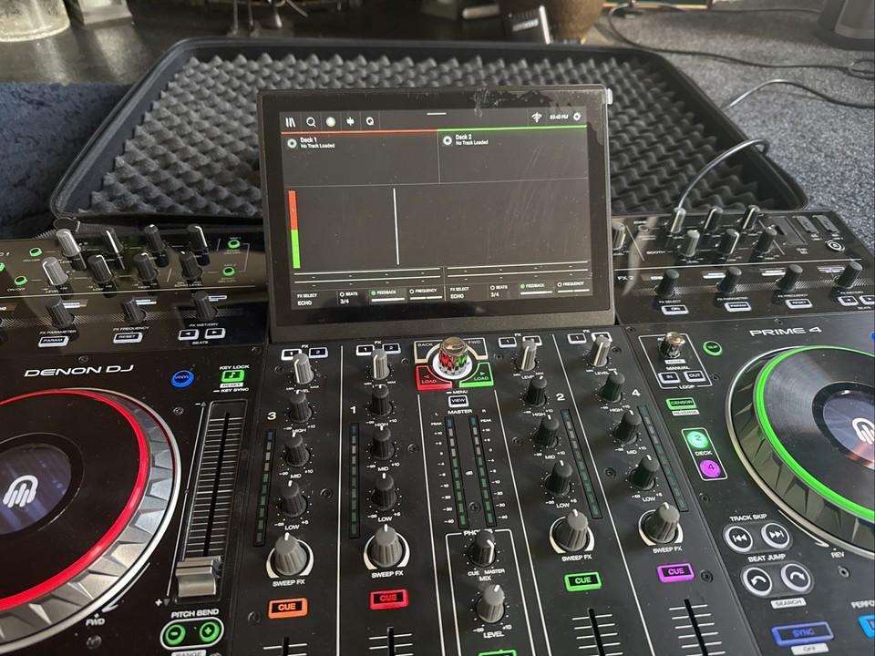 DENON PRIME 4 4 CHANNEL STANDALONE DJ SYSTEM MAGMA FLIGHT CASE denon-prime-4-4-channel-standalone-dj-system-magma-flight-case