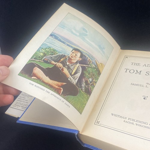 Vintage Tom Sawyer - Samuel Clemens - Whitman HCDJ 1931 Nice Illustrations - Picture 10 of 24