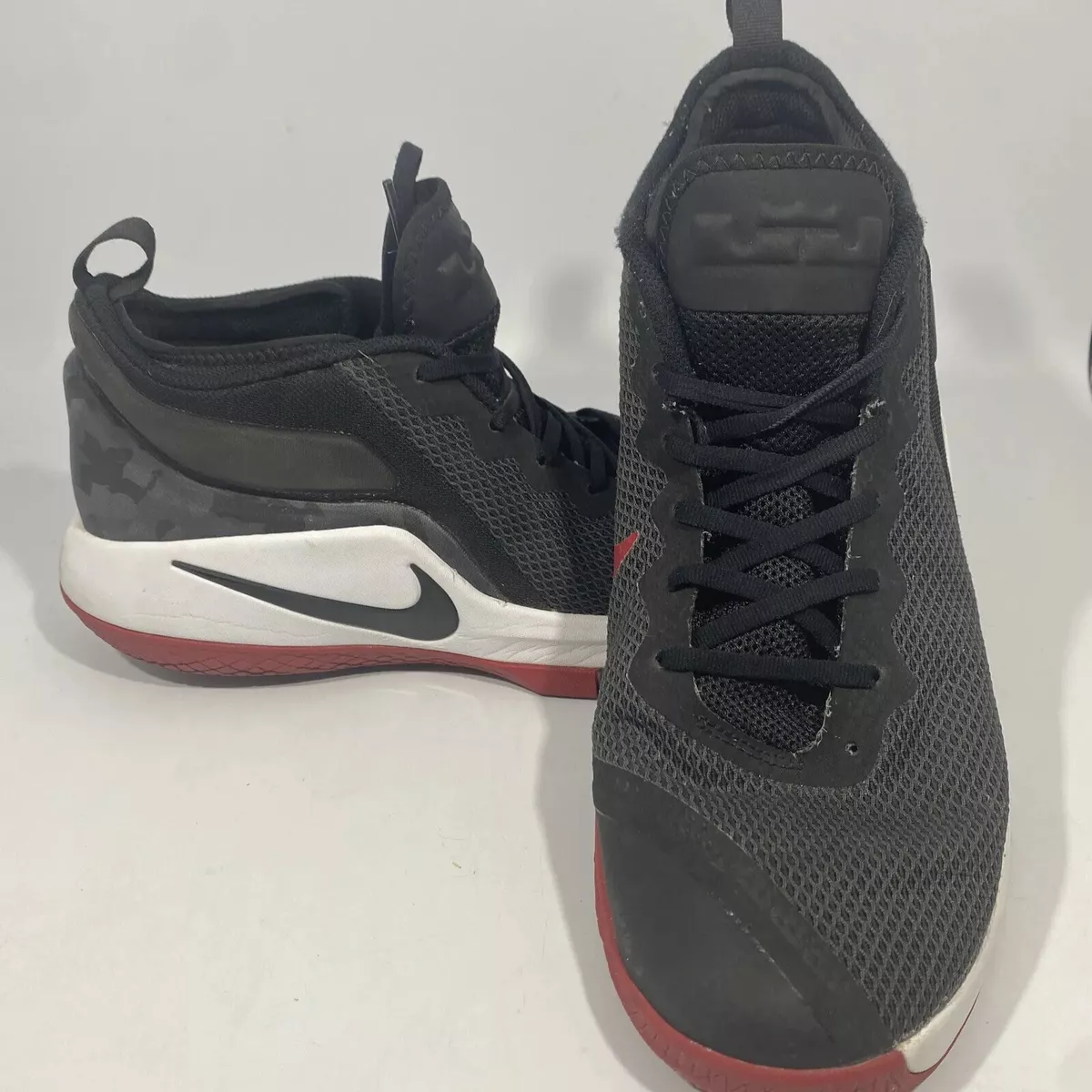 maag temperen tent Nike LeBron Witness II Bred Black Red White Men's Size 12 | eBay