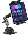 Tablet Car Stand with Suction Cup, 360° Rotate Adjustable iPad Car Mount, Dashb