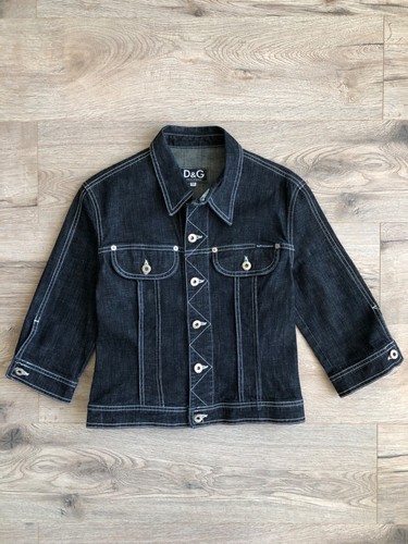 Dolce & Gabbana Women’s Denim Blazer Jacket Vintage