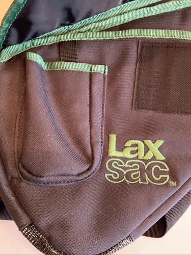1 LAXSAC LAX SAC LACROSSE STICK SLING GEPOLSTERT FREIHÄNDIG TRAGEN ALLE TASCHE SCHWARZ GEBRAUCHT, IN EINWANDFREIEM ZUSTAND - Bild 6 von 6