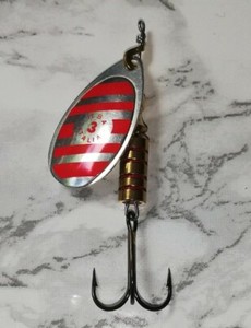 ILBA-Italy-Fishing-Lures-Tondo-Silver-Red-N-3-GR-7-Bass-Perch-Pike-Salmon-Z05