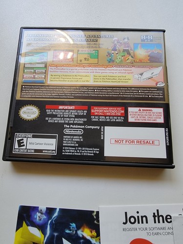 Pokemon HeartGold Version (Nintendo DS) - Authentic -Complete with case + manual - Picture 8 of 9