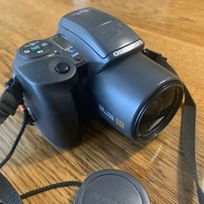 OLYMPUS IS-10 DLX 35mm CAMERA w/28-110mm ZOOM LENS Untested But Looks Clean