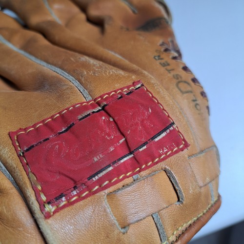 Vintage Rawlings RBG4 Cesar Cedeno Softball Baseball Glove RHT Basket Web Left - Picture 13 of 16