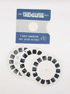 Vintage x3 View Master Rollen; 1060, 1025 & 981 *