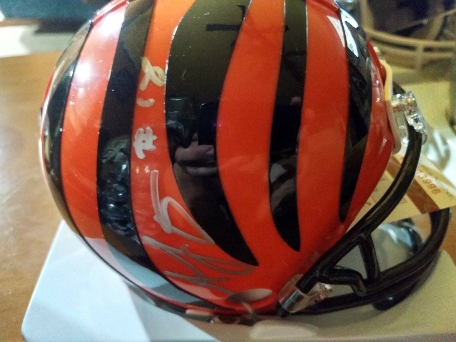 A.J. Green Autographed Signed Cincinnati Bengals A. J. Green Mini Helmet JSA Cert 