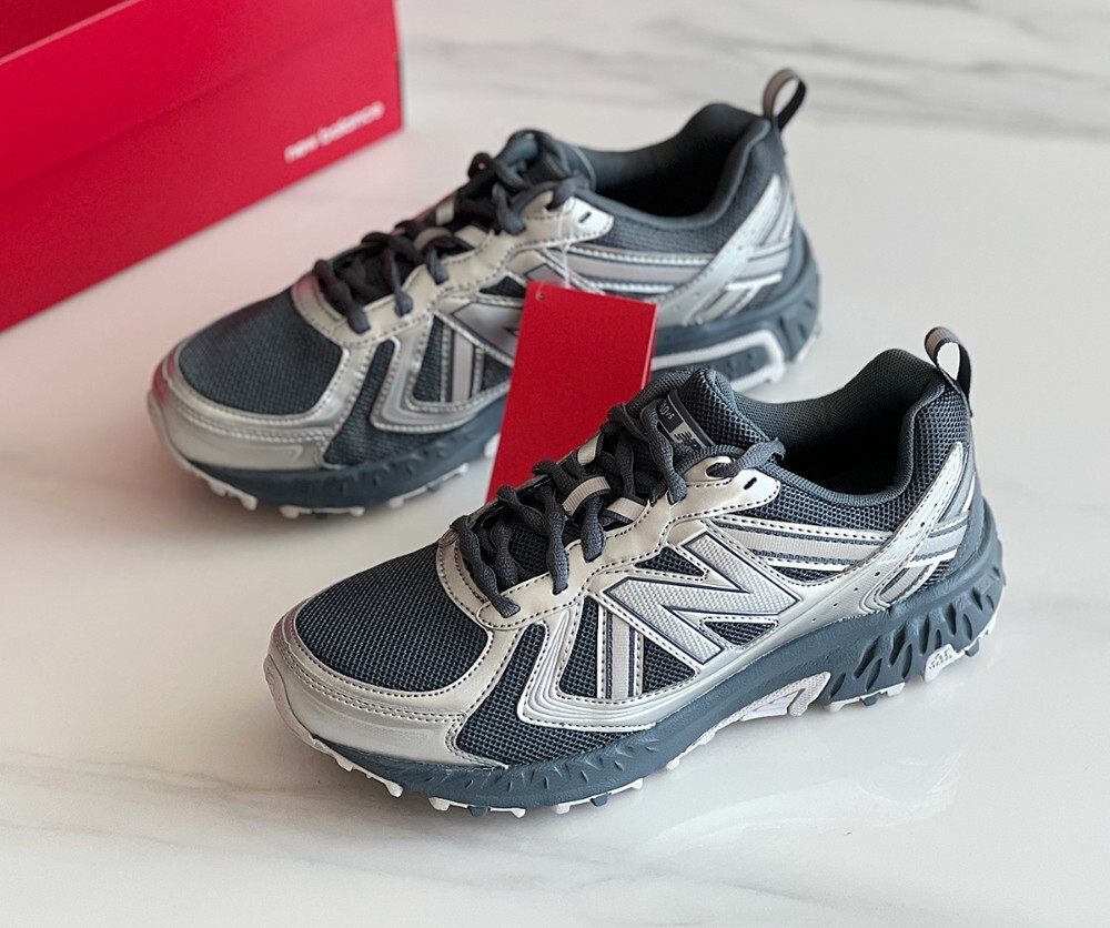 New Balance 410v5 Grey Metallic Mens Womens Sneakers MT410BG5