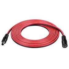 Power Supply Cable 5.5mm x 2.1mm Male To Female LED Strip Camera 14AWG CCTV DC