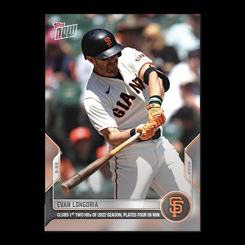 2022 Topps Now 236 Evan Longoria