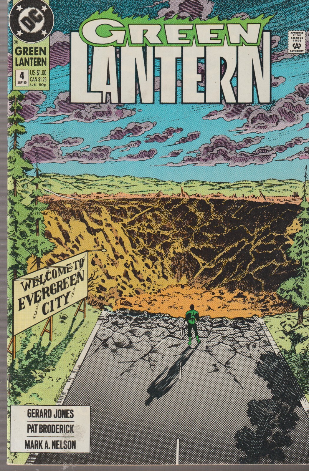 DC COMICS GREEN LANTERN #4 (1990) 1ST PRINT F+