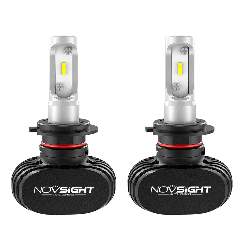 2x NOVSIGHT H4 H11 H8 H9 LED Faros Lámparas de Conversión Alto Brillo Blubs 8000LM Foto 3 de 4