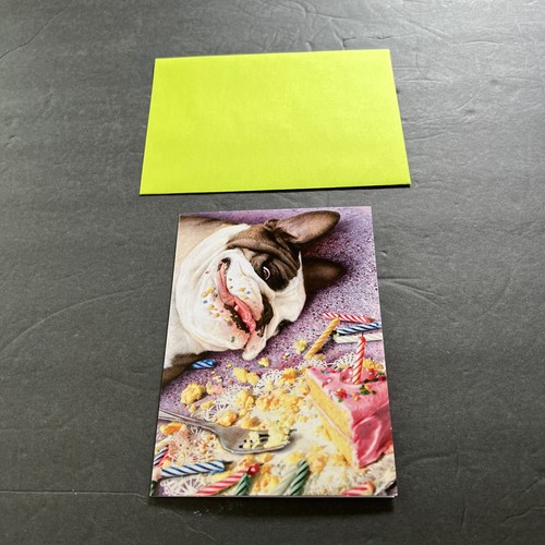AVANTI PRESS HAPPY BIRTHDAY GREETING CARD New with Envelope B-day Cake!