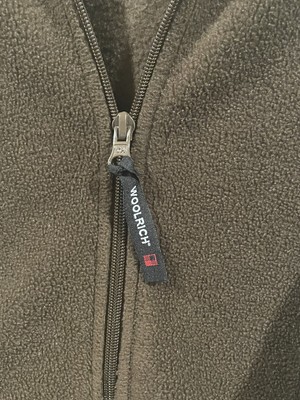 Woolrich Fleece Jacket Men's Large Full 