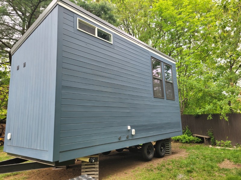 Tiny Home on Wheels, 8x24 Trailer with Hookups, Storage Loft, Ready to Live In - thumbnail 8
