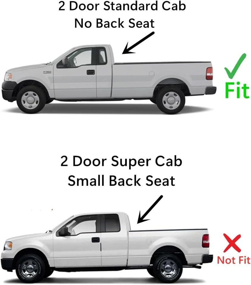 Fit 04-08 Ford F150 Standard Driver Left Side Quarter Window Glass Used OEM Foto 3 de 4