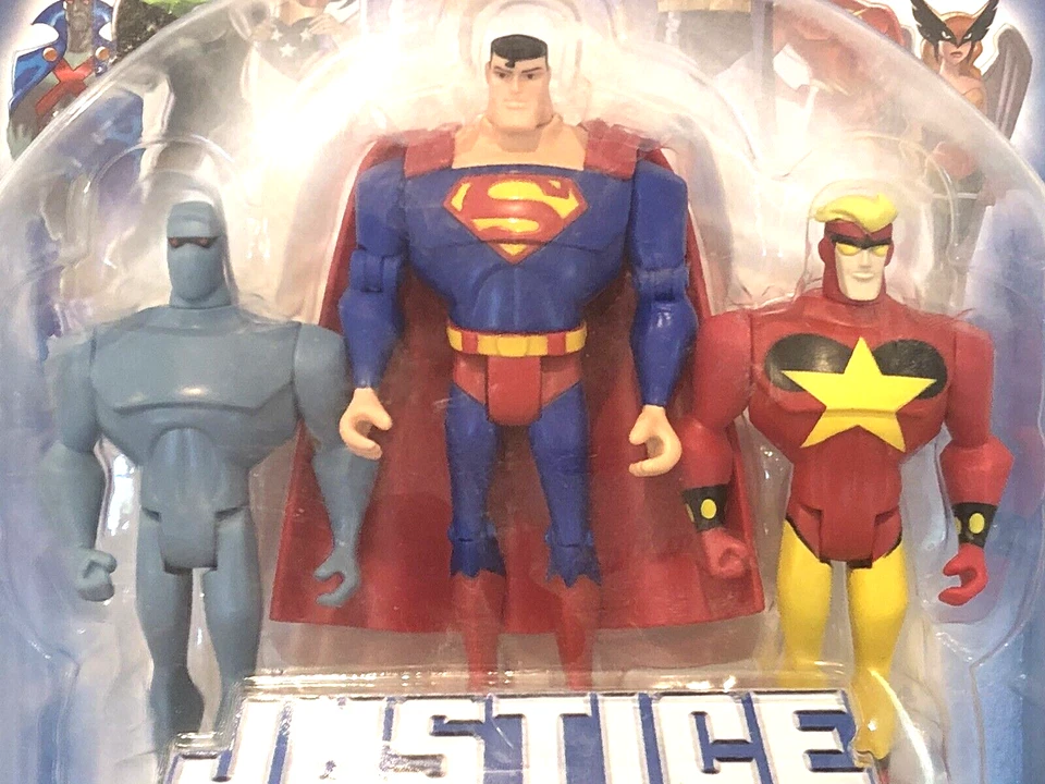 NUEVAS FIGURAS DE ACCIÓN MATTEL 2003 Y 2004 SUPERMAN DC COMICS LIGA DE LA JUSTICIA SIN USAR, EN CAJA Foto 4 de 4