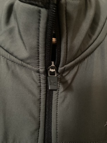 Eddie Bauer Sweater Mens 2XL Gray Full Zip Fleece XXL Jacket Dressy Elegant! - Picture 4 of 13
