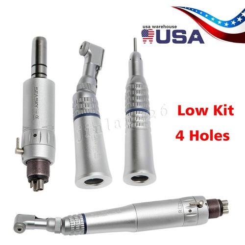 NSK Style Dental Low Speed Handpiece Straight Contra Angle Air Motor 1:1 Attach - Picture 99 of 197