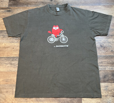 Sol's Imperial Men's Short Sleeve Graphic T-shirt Bicycle La Marmotte Sz Large