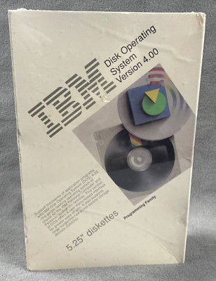 VTG 1988 IBM Disk Operating System Version 4.00 - 3.5'' Diskettes - Sealed