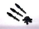 Optimus Prime Lot Gas Pump Missiles Rockets Vintage Hasbro 1985 G1 Transformers