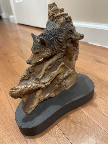1995 Rick Cain Sons and Daughters of the Wind Sculpture 2 Sided Lmtd. Ed COA - Picture 7 of 17