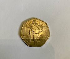 Fifty Pence Coin Wounded Soldier Military VC Rare - 2006 50p 