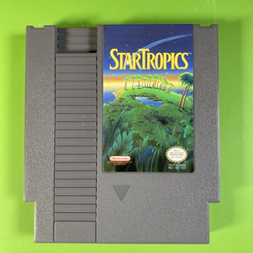 StarTropics Star Tropics Nintendo NES Original Auténtico Juego Genuino! - Imagen 1 de 9